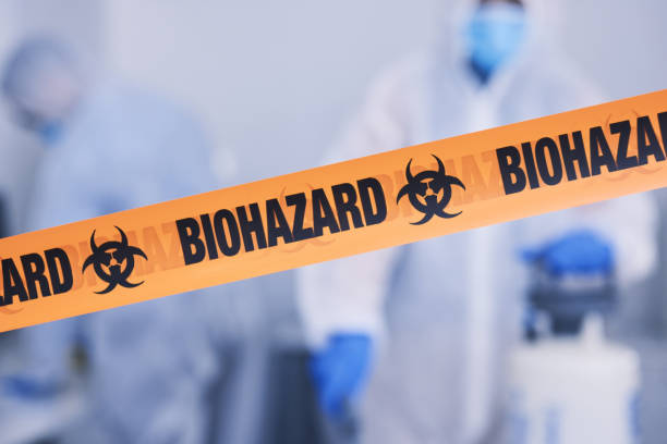 Professional Biohazard Cleanup technician working in West Liberty, IA